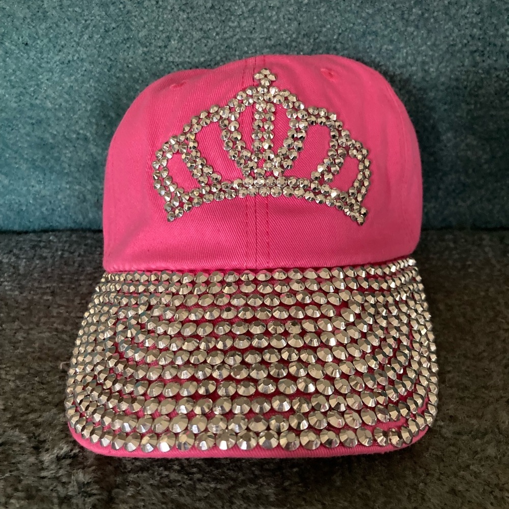 NEW Diva Queen Baseball Cap with Rhinestones PINK  Fun!